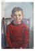 Мальчик из детдома. Печоры. 1987, 30*21, карт, масло